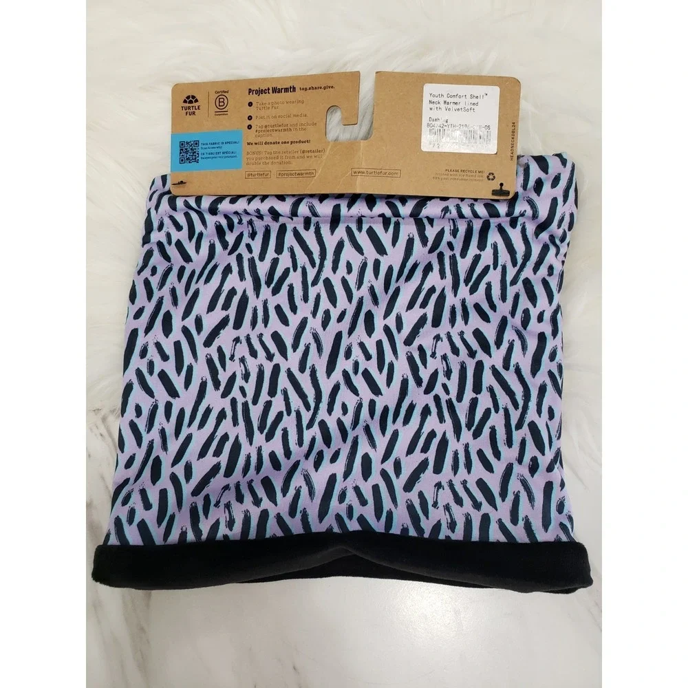 NEW Turtle Fur Double Layer Neck Warmer Kid 7-12‎ Ski Snowboard Snow Scarf Mask